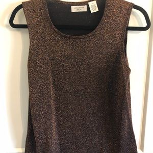 Laura Ashley Petite Copper Metallic Shell